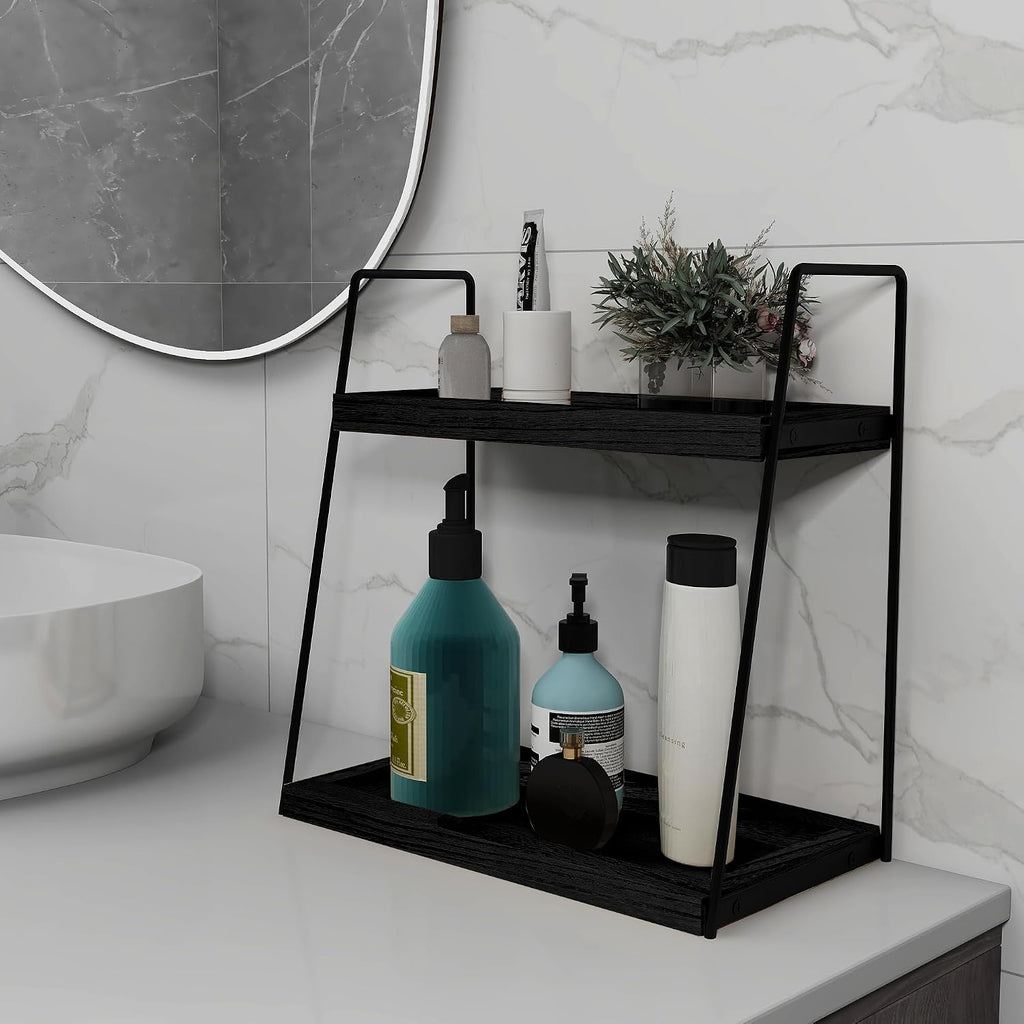Dorhors Bathroom Counter Organizer,Vanity Countertop Storage Shelf