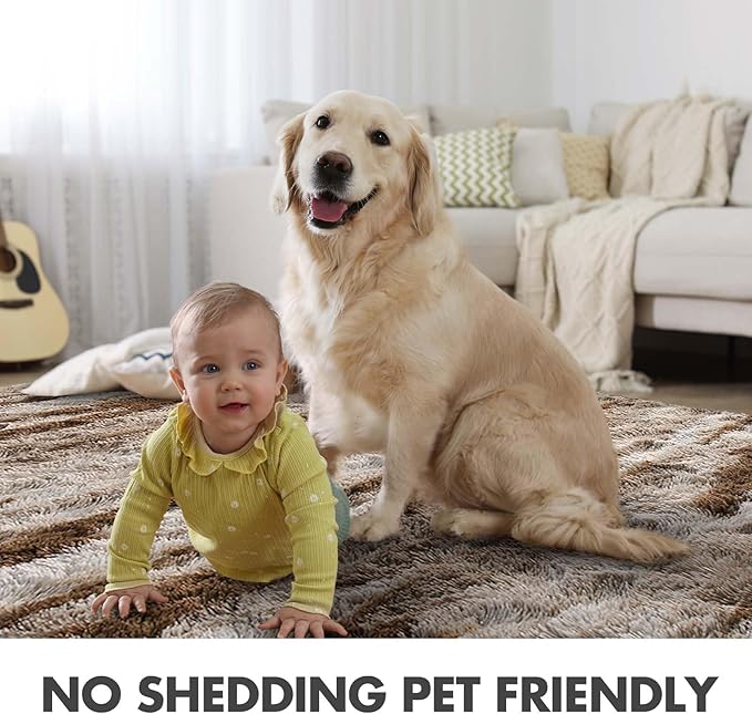 9x12 Ft Extra Large Shag Rugs for Living Room, Ultra Soft Fluffy Furry Area - Image 6