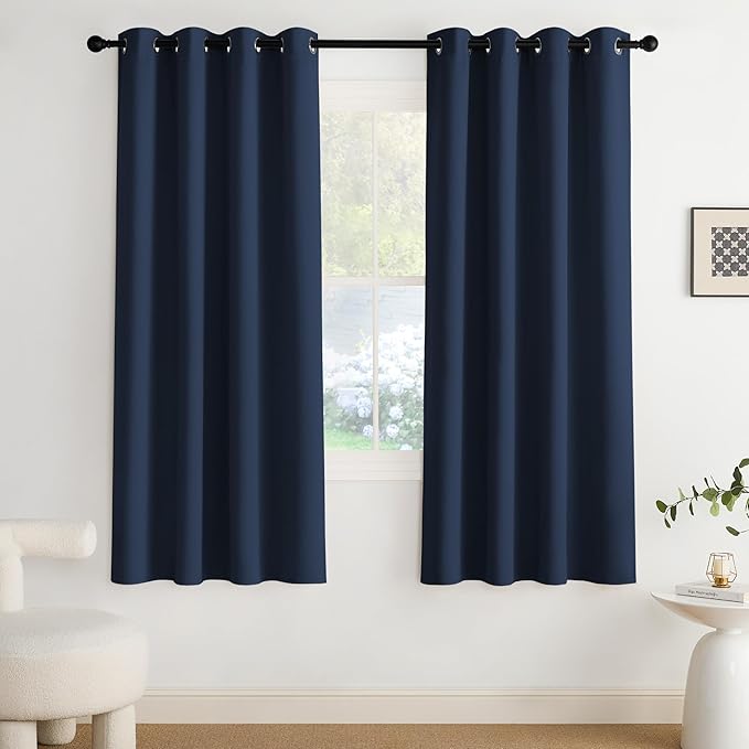 NICETOWN Blackout Curtains Grommet 2 Panels 72 Inches Long by NICETOWN