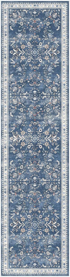 Yamaziot Washable Runner Rug 2x8 – Non Slip Boho Floral Hallway Runner Rug - Image 8