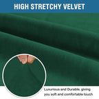 H.VERSAILTEX Stretch Velvet Loveseat Covers - Image 3