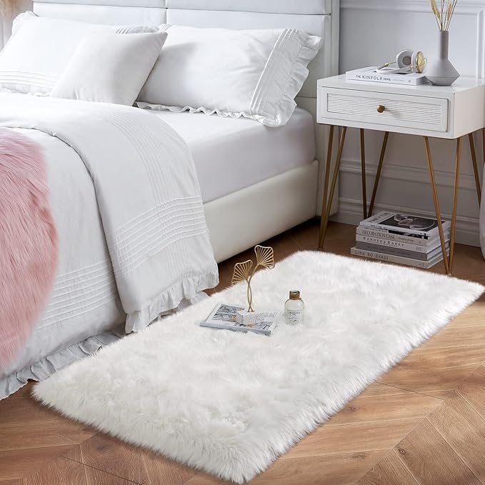 Faux Fur Rug, Ultra Soft Fuzzy Shag Rug - Image 8