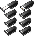 Zonon 16 Pack Magnetic Push Latch Push to Open Cabinet Hardware, Black