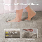 6x9 Area Rugs for Living Room: Fluffy Shag Soft Washable Rug Large Fuzzy Plush - Image 2