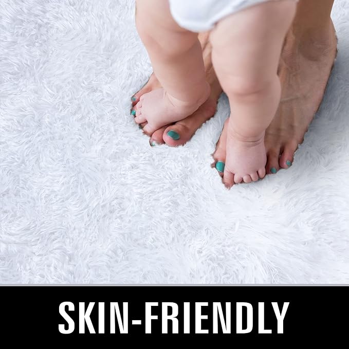 TWINNIS Super Soft Shaggy Rugs Fluffy Carpets, 5x8 Feet, Indoor Modern Plush - Image 3