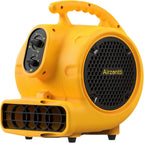 1100 CFM 3-Speed Industrial Air Mover Floor Blower Fan with Timer