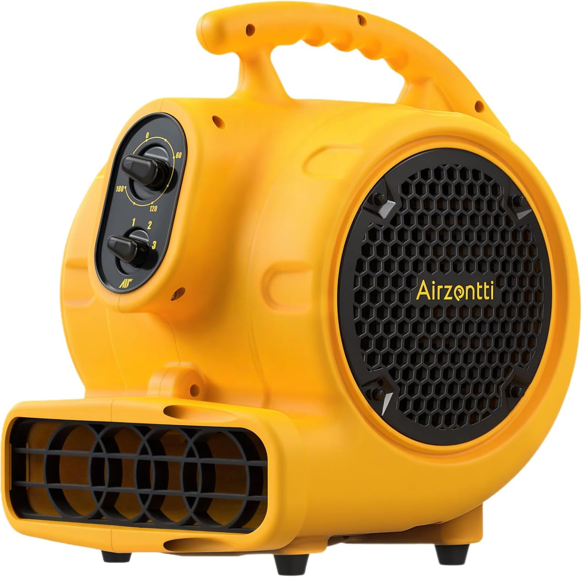 1100 CFM 3-Speed Industrial Air Mover Floor Blower Fan with Timer