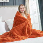 Cozy Bliss Faux Fur Throw Blanket - Image 3