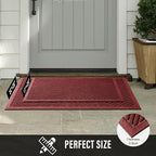 HIYARD Sturdy Front Door Mat, Absorbent Muddy Dirt Resist Welcome Door Mats - Image 6