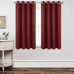 Joydeco Blackout Curtains 63 Inch Length 2 Panels Set, Thermal Insulated Long by JOYDECO