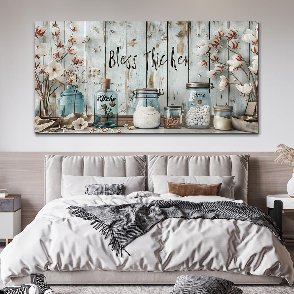 Large Wall Decor Canvas Wall Art for Bedroom Living Room Decor Kitchen and Dining Room Painting Artwork Print for Home Decor Room for Office Farmhouse Room Decoration Aesthetics 30x60 in
