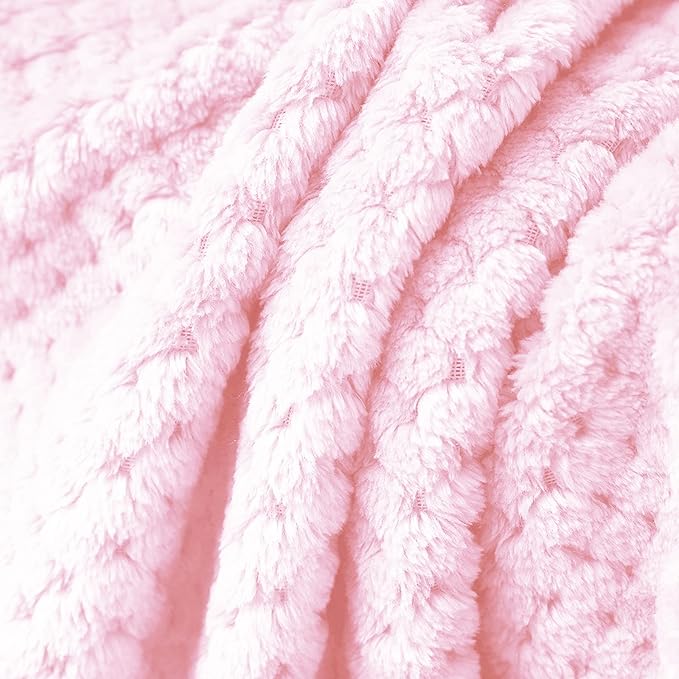Exclusivo Mezcla Fleece Throw Blanket, Super Soft and Warm Blankets - Image 7