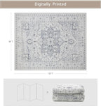 Area Rug 8x10 Washable Area Rugs - Image 2