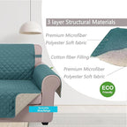 U-NICE HOME Reversible Sofa Cover Couch Cover - Image 4