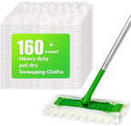 100Pcs Heavy Duty Dry Cloths Compatible with Swiffer Sweeper Mop