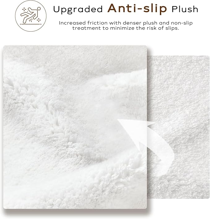Ashler Faux Fur Rug, Ultra Soft Faux Rabbit Fur, 5 x 7 Feet Rectangle, Machine - Image 4