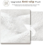 Ashler Faux Fur Rug, Upgraded Soft Faux Rabbit Fur White Area Rugs, 2 x 6 Feet - Image 5