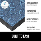 GORILLA GRIP 100% Waterproof All-Season WeatherMAX Doormat, US Designed Natural - Image 2