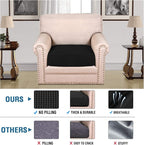 H.VERSAILTEX Stretch Couch Cushion Covers Individual Seat Sofa Chair Slipcovers - Image 2