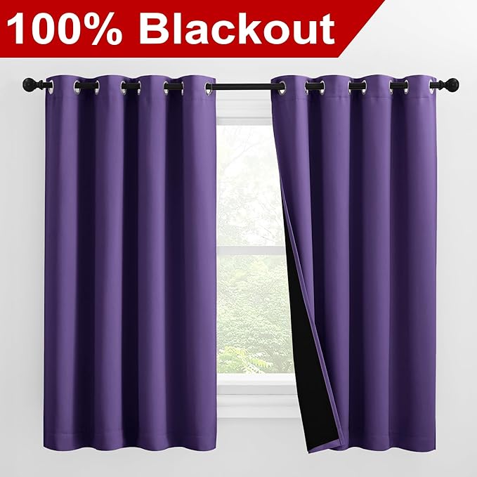 NICETOWN 100% Blackout Curtains - Image 2