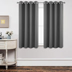 Joydeco Blackout Curtains 54 Inch Length 2 Panels Set, Thermal Insulated Long by JOYDECO