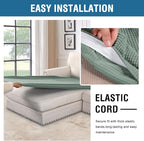 H.VERSAILTEX Super Stretch Individual Chaise Cover Sectional Couch Covers - Image 5