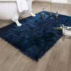 Ashler faux fur rug, Fluffy Shaggy Area Rug Ultra Soft 3 x 5 Feet Rectangle Fur - Image 4
