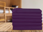 Elegant Comfort 6-Pack Fitted Bottom Sheets 1500 Thread Count Premium Hotel Quality, Deep Pocket, Wrinkle-Free, Stain and Fade Resistant, 6PACK Fitted Sheet, Cal King, Burgundy