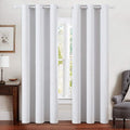 MIULEE Linen Blackout Curtains for Bedroom Solid 100% Blackout Thermal by MIULEE