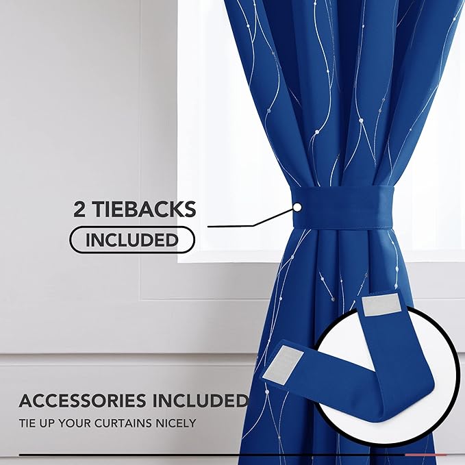 Deconovo Blackout Curtains, 52 x 72 Inch Drapes - Image 5