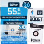 Integra Boost 55% RH 2-Way Humidity Control Pack, 2g, Pack of 50