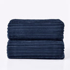 BEDELITE Fleece Blanket King Size – 3D Ribbed Jacquard Soft and Warm Decorative - Image 9