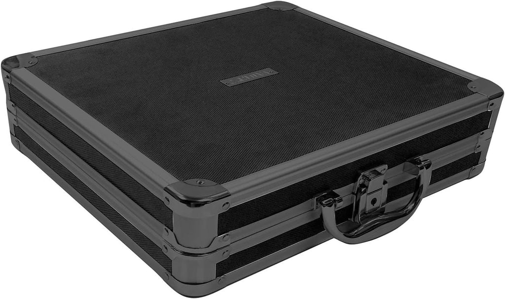 Vaultz Locking DVD Storage Case, 128 CD Holder, Video Game Organizer, Black
