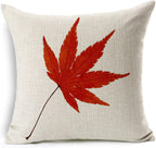 All Smiles Fall Outdoor Throw Pillow Covers 16x16 Set of 4, Thanksgiving
