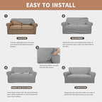 Easy-Going 100% Waterproof Oversized Chair Couch Cover, Dual Waterproof Sofa - Image 5