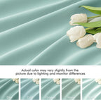 MIULEE Aqua Back Tab Blackout Curtains 84 Inch Length 2 Panels Set - Image 8