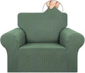 KEKUOU Stretch Single Sofa Slipcover 1 Piece Couch Sofa Cover Furniture by KEKUOU