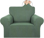 KEKUOU Stretch Single Sofa Slipcover 1 Piece Couch Sofa Cover Furniture by KEKUOU