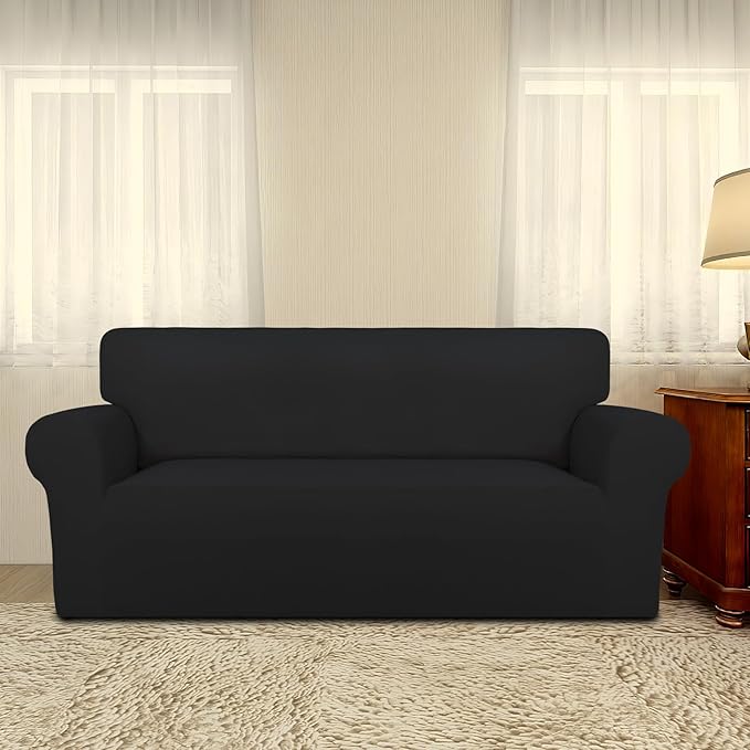 PureFit Super Stretch Sofa Slipcover – Spandex Non Slip Soft Couch Sofa Cover - Image 2