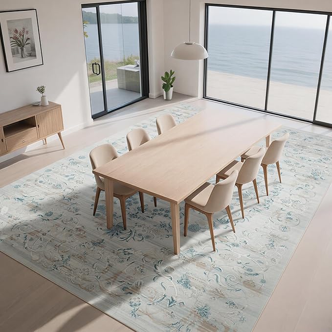 Washable Rugs 8x10 Area Rugs for Living Room-Modern Abstract Rugs for Bedroom - Image 7