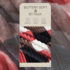 PU MEI Sherpa Blanket Twin Plaid Thick Bed Blanket, 60”*80” Super Soft Flannel - Image 6