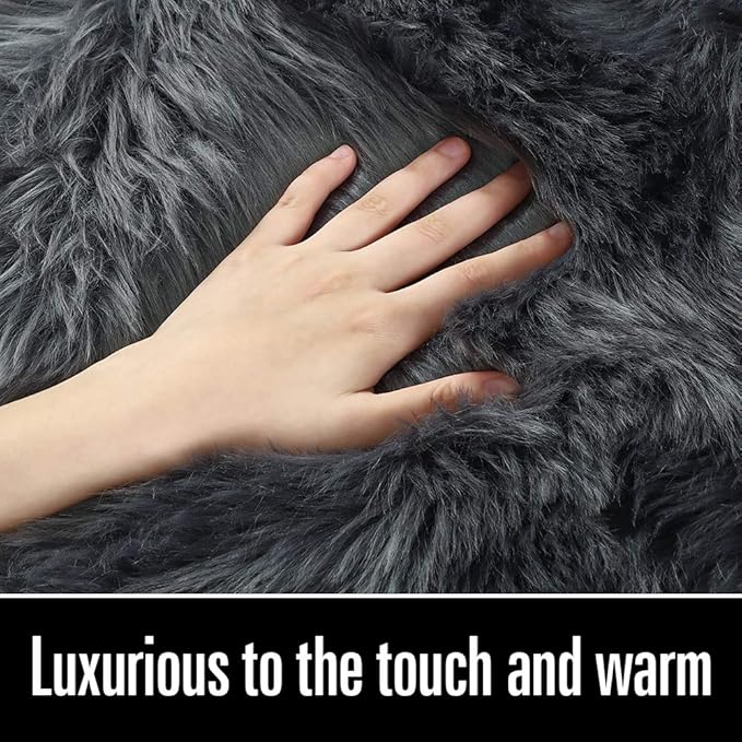 LOCHAS Soft Fluffy Faux Fur Rugs - Image 2