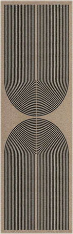 Lahome Modern Rainbow 2x8 Runner Rug, Washable Hallway Kitchen Runner Rugs - Image 7