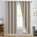 Yakamok 100% Blackout Curtain Panels 72 inches Cold and Light Blocking Drapes by Yakamok