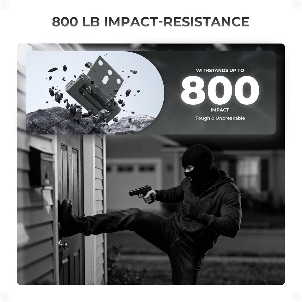 1Pack Door Reinforcement Lock Home Security, Childproof Safety