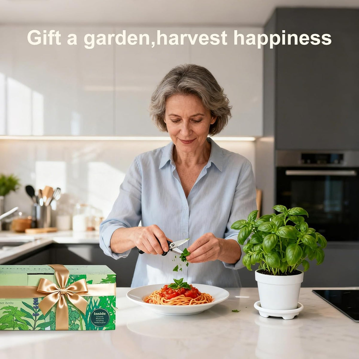 10 Indoor Herb Garden Kit, 33-Piece Complete Kitchen Herb Starter Set