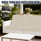 Patio Stretch Cushion Covers, Chair Cushion Covers& Sofa Replacement Slipcovers - Image 5