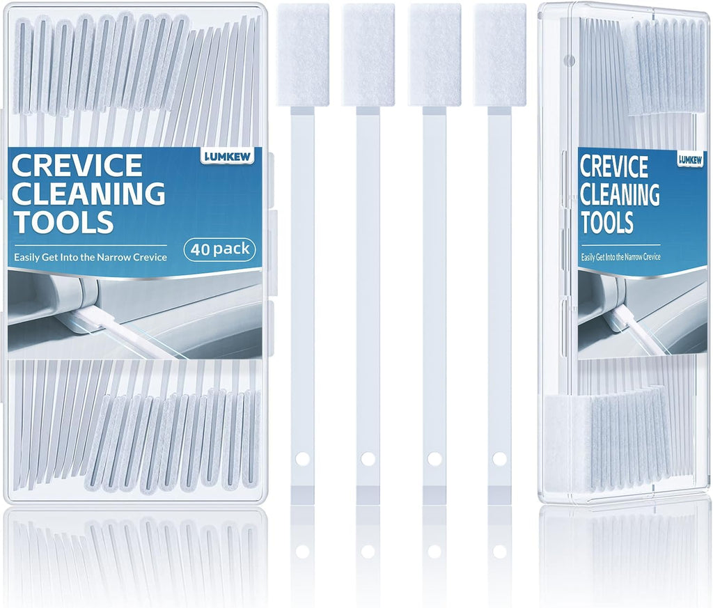 Crevice Cleaning Brushes Tool for Tiny Small Spaces, 60Pcs, White