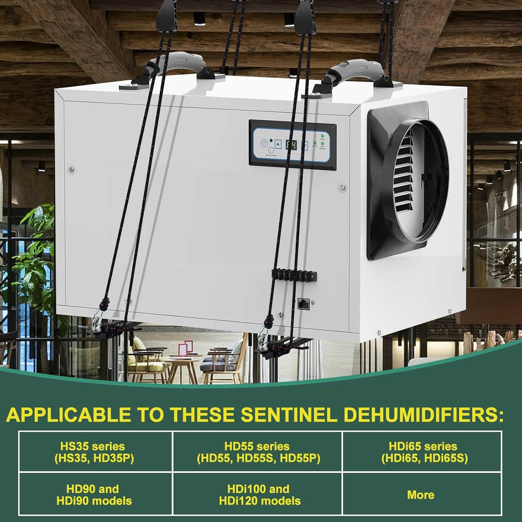 Heavy Duty Dehumidifier Hanging Kit Crawl Space Basement Load 300 lbs