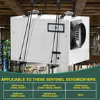 Heavy Duty Dehumidifier Hanging Kit Crawl Space Basement Load 300 lbs